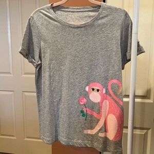 CCO ↓ Kate Spade Monkey Shirt Small